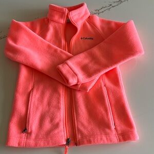 Columbia girls size medium fleece zip up jacket